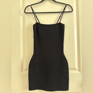 Aritzia Babaton Sculpt Knit Cami Dress Black XS